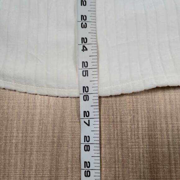 Fred David NWT Womens Button Up Jacket Size XL Cream Preppy Casual Super Soft - Picture 7 of 9